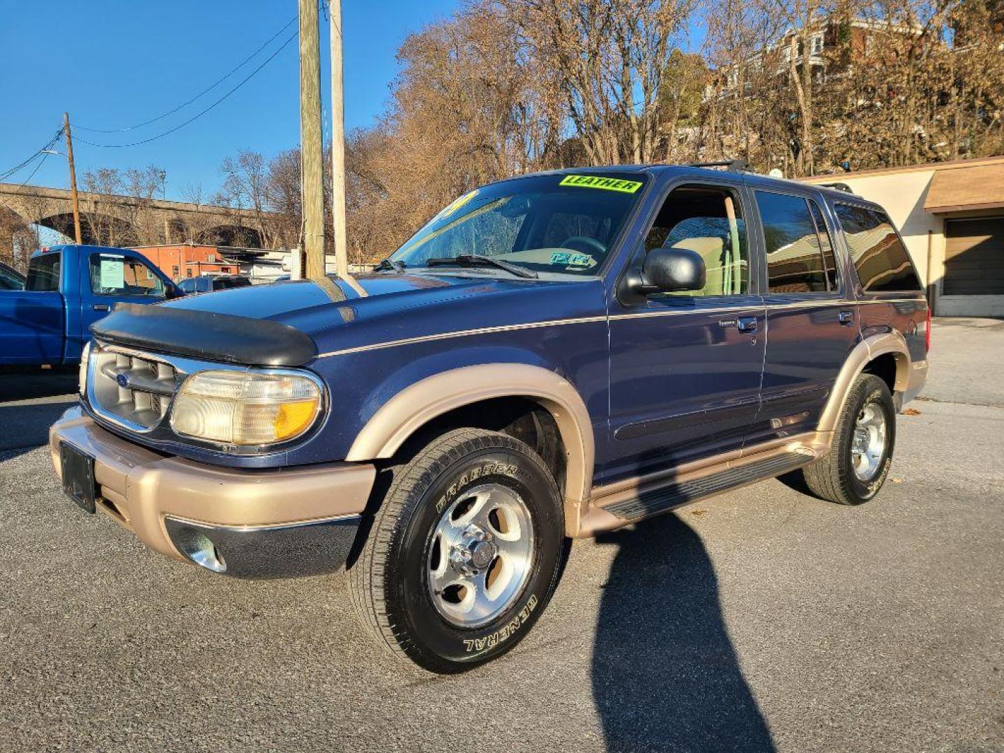 1999 BLUE FORD EXPLORER EDDIE BAUER (1FMDU34E2XZ) with an 4.0L engine, Automatic transmission, located at 117 North Cameron Street, Harrisburg, PA, 17101, (717) 963-8962, 40.266762, -76.875259 - WE FINANCE!!! Good Credit/ Bad Credit/ No Credit - ALL Trade-Ins Welcomed!!! ***Guaranteed Credit Approval*** APPLY ONLINE or CALL us TODAY ;) Internet Prices and Marketplace Prices are SPECIAL discounted ***CASH DEALS*** Retail Prices are higher. Please call us to discuss your cash and finan - Photo#0