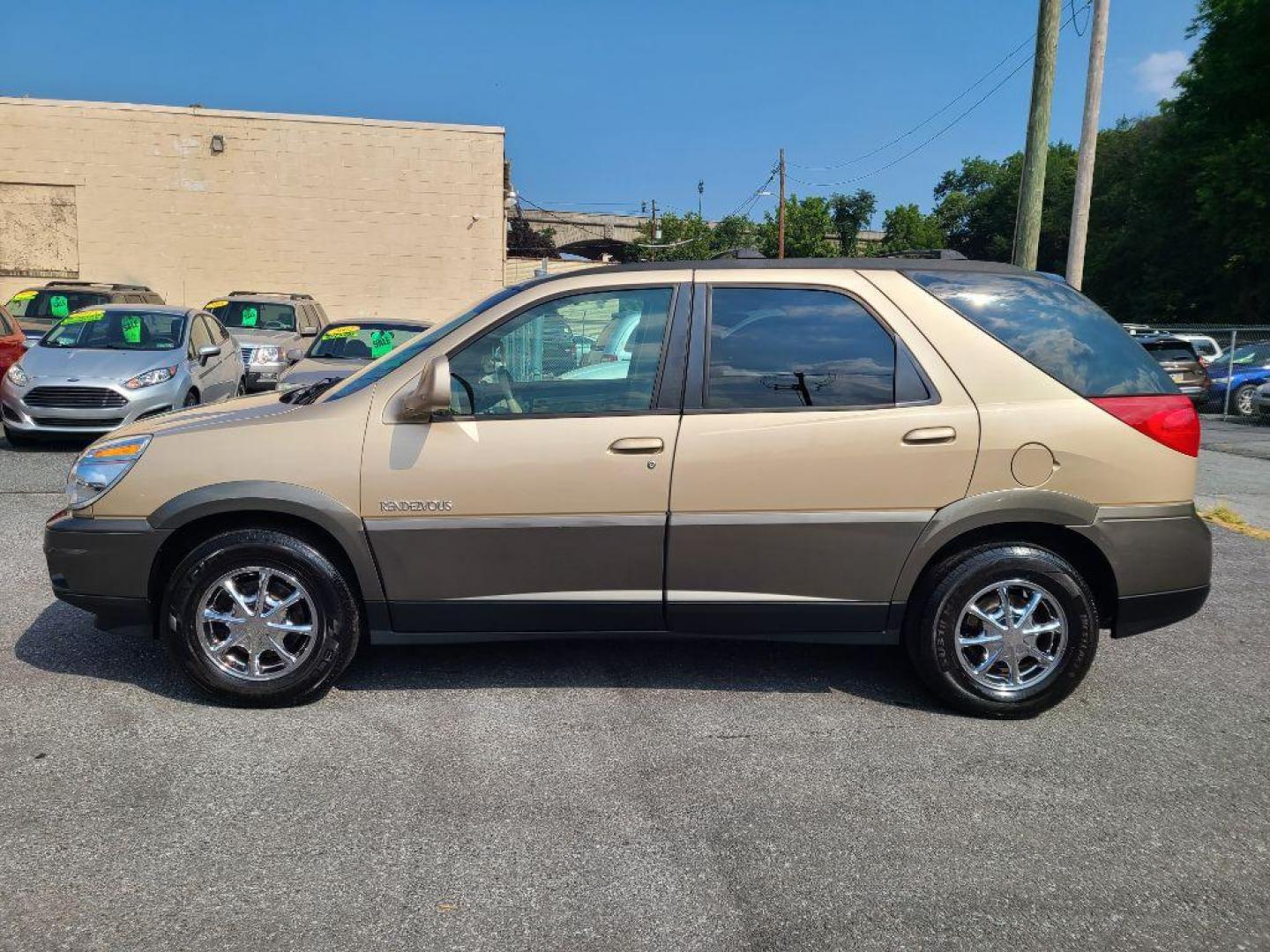 2002 TAN BUICK RENDEZVOUS CX (3G5DB03E32S) with an 3.4L engine, Automatic transmission, located at 117 North Cameron Street, Harrisburg, PA, 17101, (717) 963-8962, 40.266762, -76.875259 - WE FINANCE!!! Good Credit/ Bad Credit/ No Credit - ALL Trade-Ins Welcomed!!! ***Guaranteed Credit Approval*** APPLY ONLINE or CALL us TODAY ;) Internet Prices and Marketplace Prices are SPECIAL discounted ***CASH DEALS*** Retail Prices are higher. Please call us to discuss your cash and finan - Photo#1