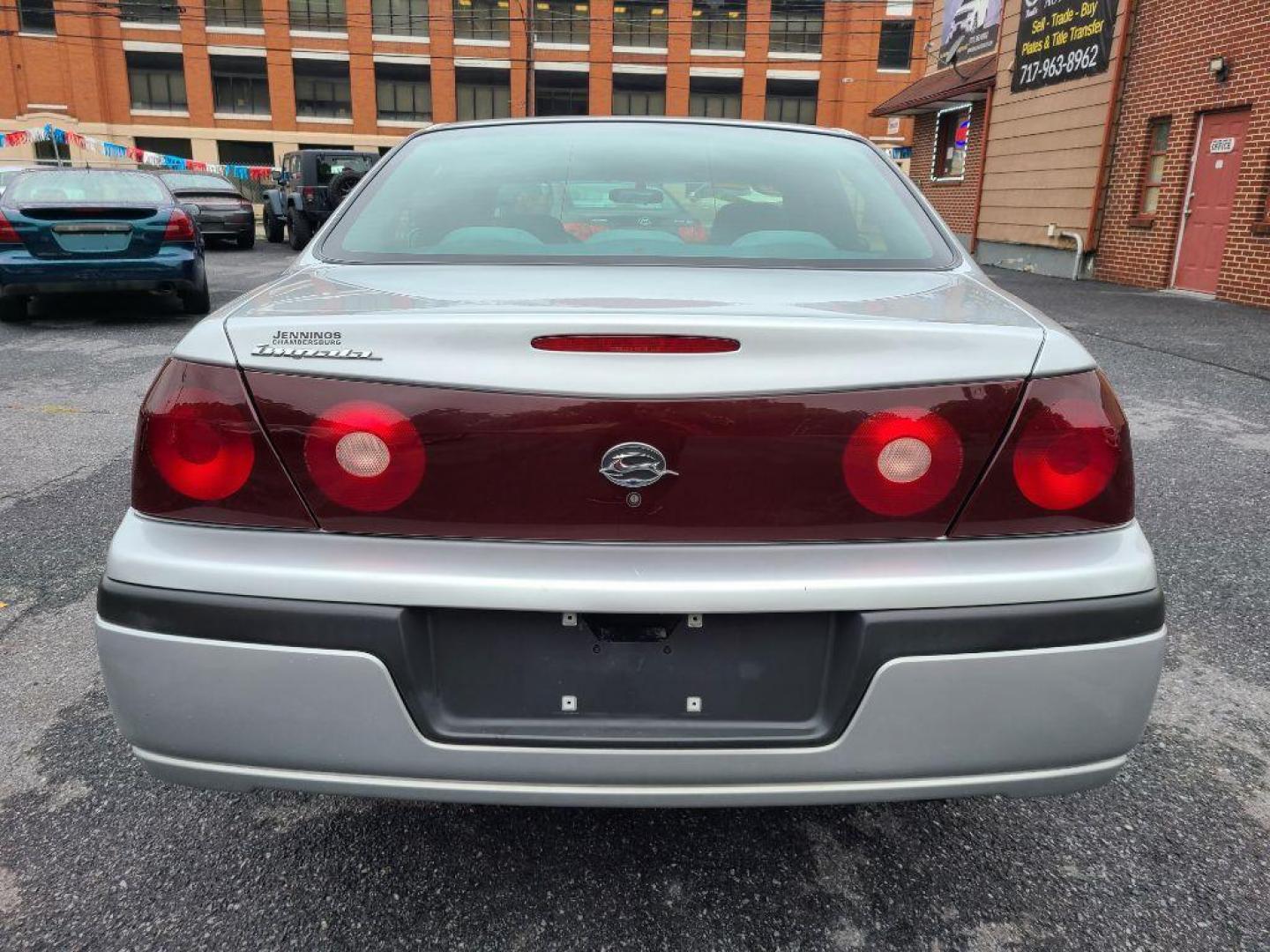 2002 SILVER CHEVROLET IMPALA SDN (2G1WF52E429) with an 3.4L engine, Automatic transmission, located at 117 North Cameron Street, Harrisburg, PA, 17101, (717) 963-8962, 40.266762, -76.875259 - WE FINANCE!!! Good Credit/ Bad Credit/ No Credit - ALL Trade-Ins Welcomed!!! ***Guaranteed Credit Approval*** APPLY ONLINE or CALL us TODAY ;) Internet Prices and Marketplace Prices are SPECIAL discounted ***CASH DEALS*** Retail Prices are higher. Please call us to discuss your cash and finan - Photo#3