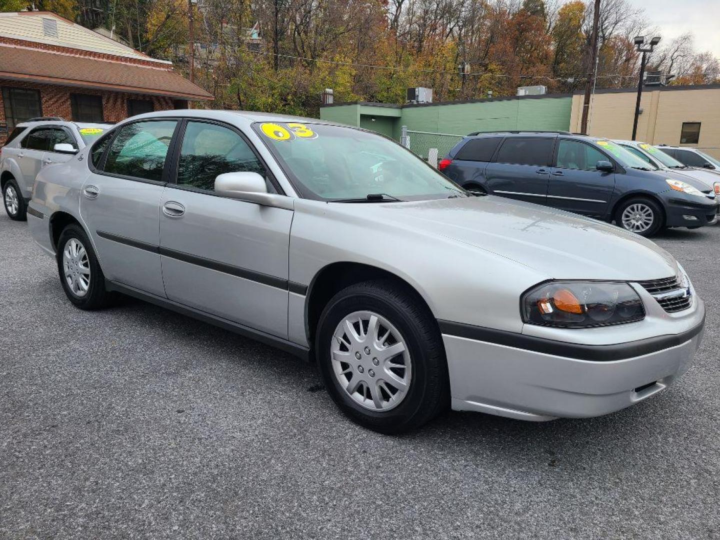 2003 SILVER CHEVROLET IMPALA SDN (2G1WF52E939) with an 3.4L engine, Automatic transmission, located at 117 North Cameron Street, Harrisburg, PA, 17101, (717) 963-8962, 40.266762, -76.875259 - WE FINANCE!!! Good Credit/ Bad Credit/ No Credit - ALL Trade-Ins Welcomed!!! ***Guaranteed Credit Approval*** APPLY ONLINE or CALL us TODAY ;) Internet Prices and Marketplace Prices are SPECIAL discounted ***CASH DEALS*** Retail Prices are higher. Please call us to discuss your cash and finan - Photo#6