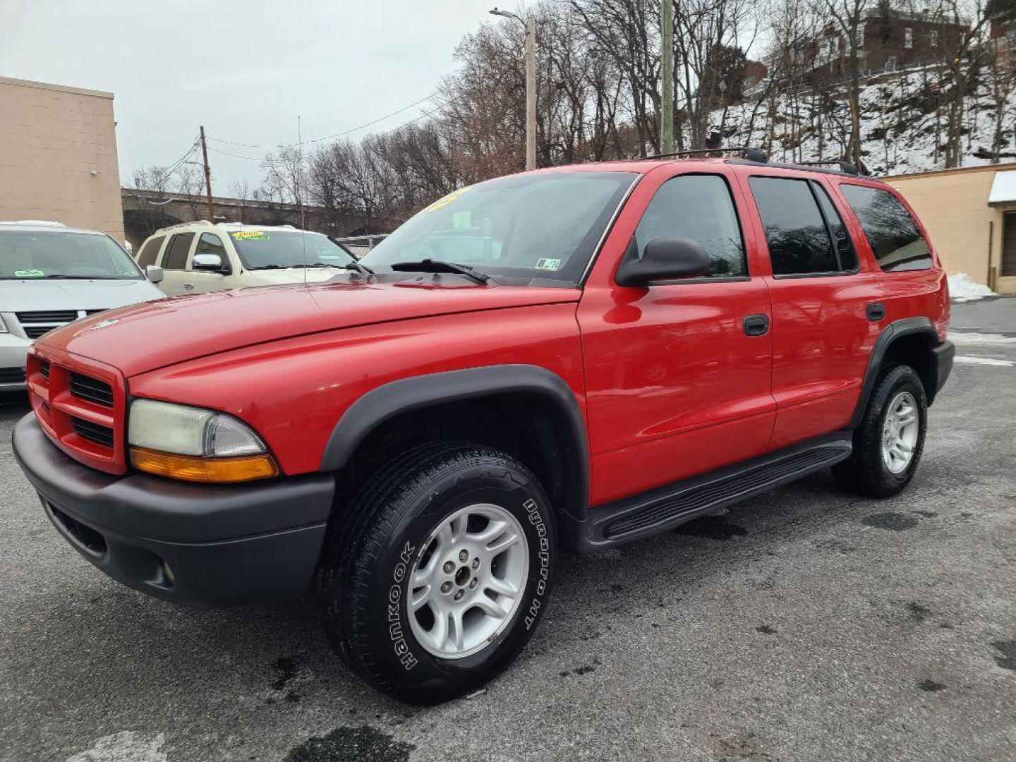 2003 RED DODGE DURANGO SPORT (1D4HS38N33F) with an 4.7L engine, Automatic transmission, located at 117 North Cameron Street, Harrisburg, PA, 17101, (717) 963-8962, 40.266762, -76.875259 - WE FINANCE!!! Good Credit/ Bad Credit/ No Credit - ALL Trade-Ins Welcomed!!! ***Guaranteed Credit Approval*** APPLY ONLINE or CALL us TODAY ;) Internet Prices and Marketplace Prices are SPECIAL discounted ***CASH DEALS*** Retail Prices are higher. Please call us to discuss your cash and finan - Photo#0