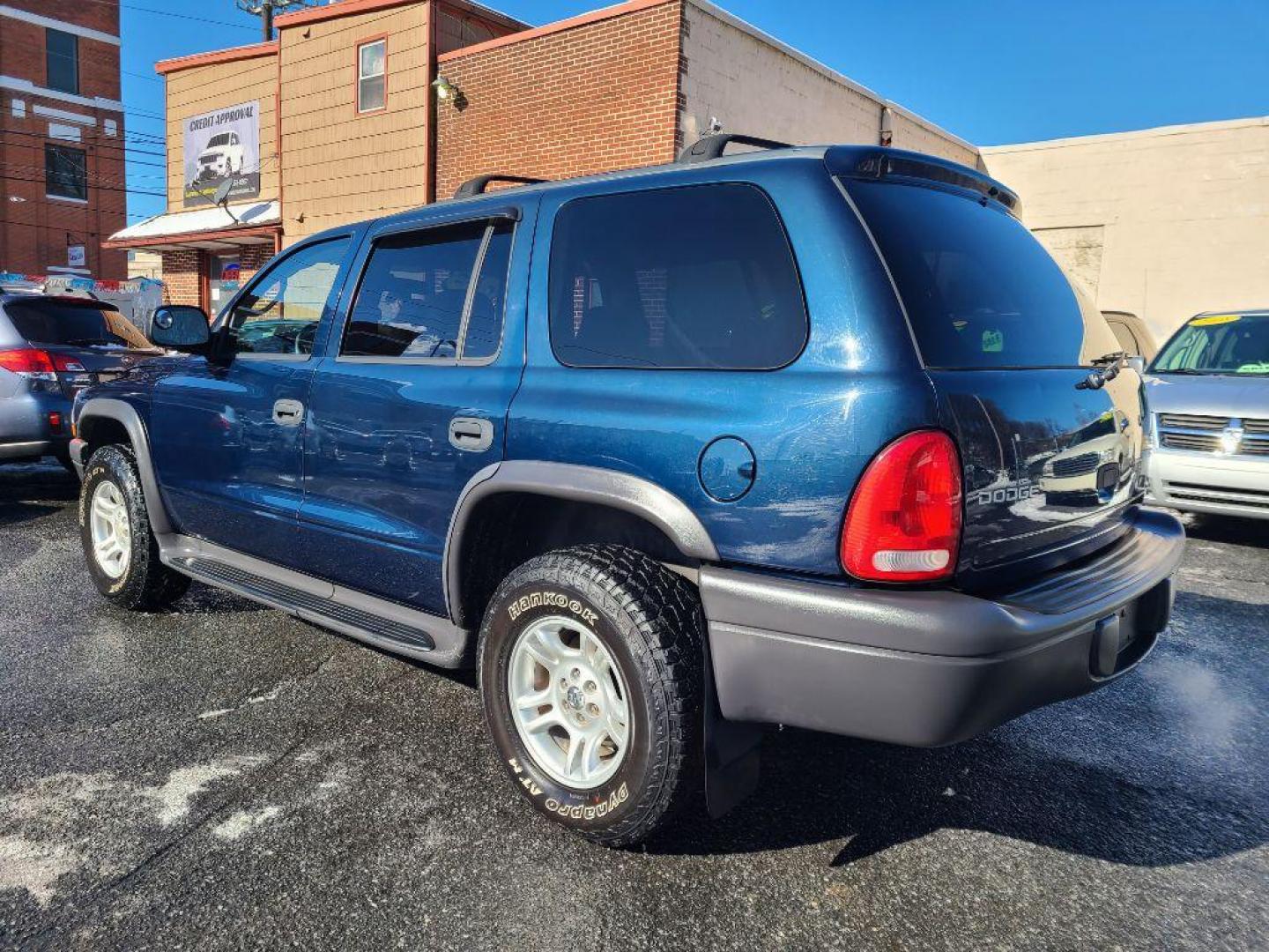 2003 BLUE DODGE DURANGO SPORT (1D4HS38N03F) with an 4.7L engine, Automatic transmission, located at 7981 Paxton Street, Harrisburg, PA, 17111, (717) 561-2926, 40.261490, -76.749229 - WE FINANCE!!! Good Credit/ Bad Credit/ No Credit - ALL Trade-Ins Welcomed!!! ***Guaranteed Credit Approval*** APPLY ONLINE or CALL us TODAY ;) Internet Prices and Marketplace Prices are SPECIAL discounted ***CASH DEALS*** Retail Prices are higher. Please call us to discuss your cash and finan - Photo#2