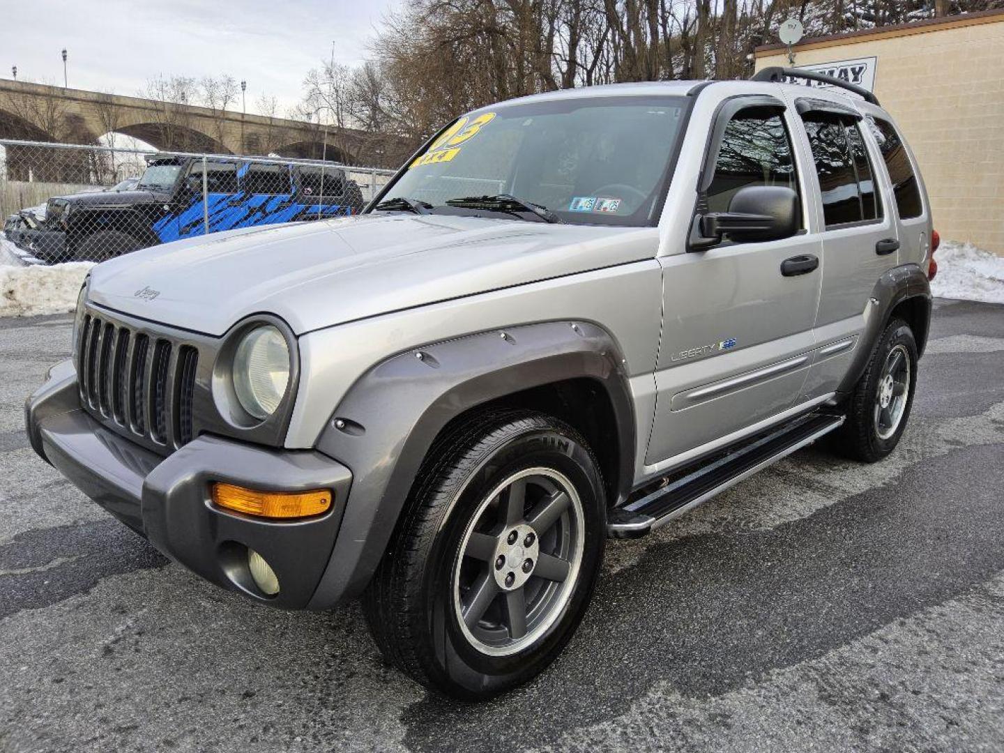 2003 SILVER JEEP LIBERTY SPORT (1J4GL48KX3W) with an 3.7L engine, Automatic transmission, located at 7981 Paxton Street, Harrisburg, PA, 17111, (717) 561-2926, 40.261490, -76.749229 - WE FINANCE!!! Good Credit/ Bad Credit/ No Credit - ALL Trade-Ins Welcomed!!! ***Guaranteed Credit Approval*** APPLY ONLINE or CALL us TODAY ;) Internet Prices and Marketplace Prices are SPECIAL discounted ***CASH DEALS*** Retail Prices are higher. Please call us to discuss your cash and finan - Photo#0