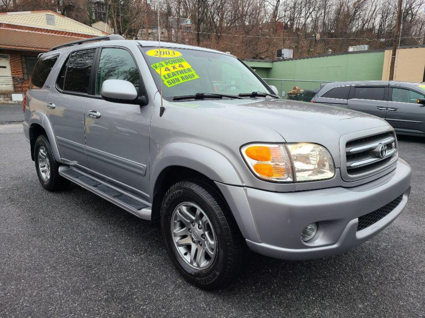 2003 SILVER TOYOTA SEQUOIA LIMITED (5TDBT48A03S) with an 4.7L engine, Automatic transmission, located at 117 North Cameron Street, Harrisburg, PA, 17101, (717) 963-8962, 40.266762, -76.875259 - WE FINANCE!!! Good Credit/ Bad Credit/ No Credit - ALL Trade-Ins Welcomed!!! ***Guaranteed Credit Approval*** APPLY ONLINE or CALL us TODAY ;) Internet Prices and Marketplace Prices are SPECIAL discounted ***CASH DEALS*** Retail Prices are higher. Please call us to discuss your cash and finan - Photo#6