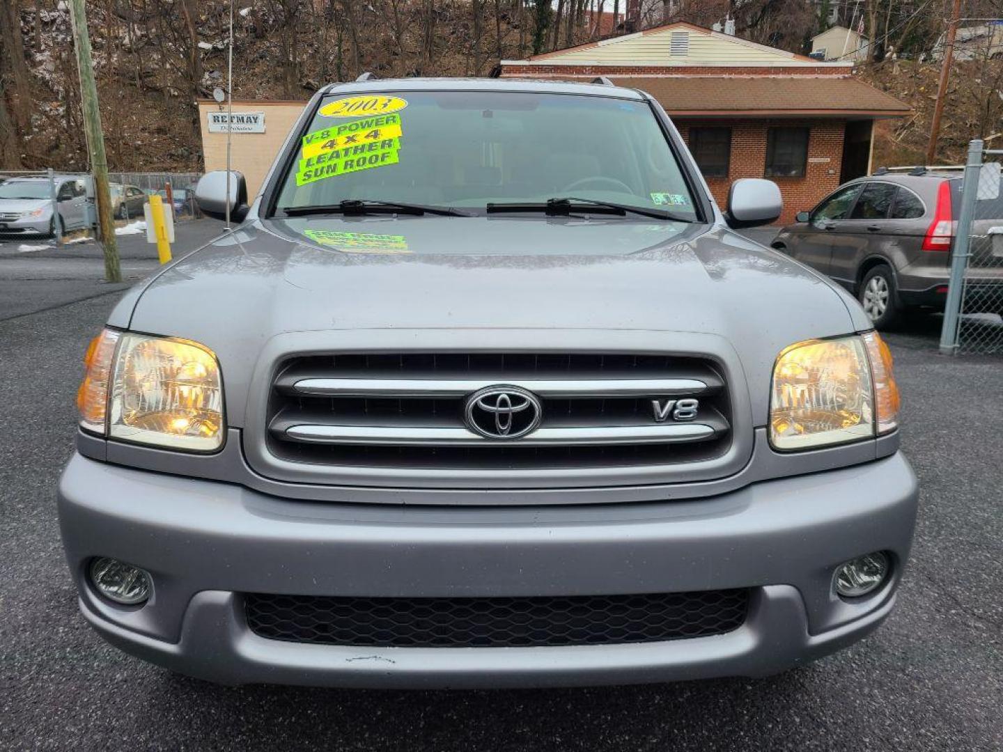 2003 SILVER TOYOTA SEQUOIA LIMITED (5TDBT48A03S) with an 4.7L engine, Automatic transmission, located at 117 North Cameron Street, Harrisburg, PA, 17101, (717) 963-8962, 40.266762, -76.875259 - WE FINANCE!!! Good Credit/ Bad Credit/ No Credit - ALL Trade-Ins Welcomed!!! ***Guaranteed Credit Approval*** APPLY ONLINE or CALL us TODAY ;) Internet Prices and Marketplace Prices are SPECIAL discounted ***CASH DEALS*** Retail Prices are higher. Please call us to discuss your cash and finan - Photo#7