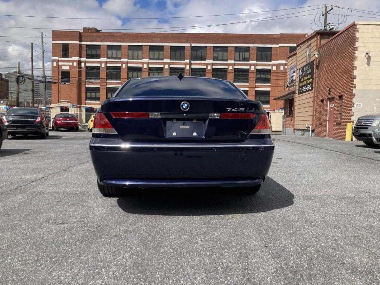 2004 BLACK BMW 745 LI (WBAGN63584D) with an 4.4L engine, Automatic transmission, located at 117 North Cameron Street, Harrisburg, PA, 17101, (717) 963-8962, 40.266762, -76.875259 - WE FINANCE!!! Good Credit/ Bad Credit/ No Credit - ALL Trade-Ins Welcomed!!! ***Guaranteed Credit Approval*** APPLY ONLINE or CALL us TODAY ;) Internet Prices and Marketplace Prices are SPECIAL discounted ***CASH DEALS*** Retail Prices are higher. Please call us to discuss your cash and finan - Photo#3