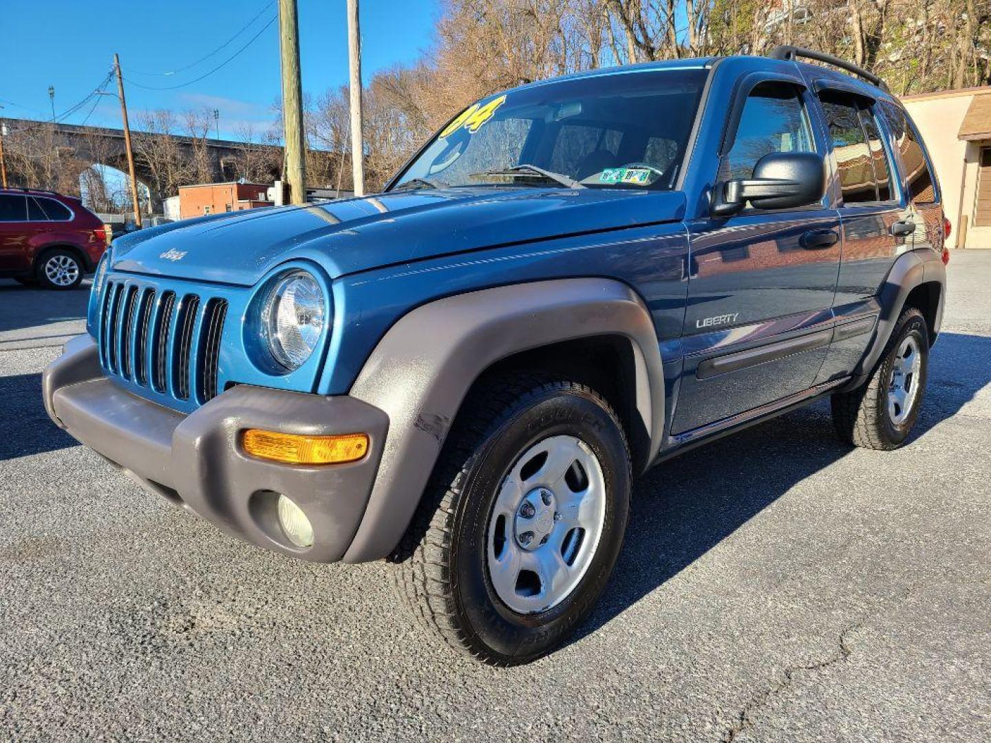 2004 BLUE JEEP LIBERTY SPORT (1J4GK48K14W) with an 3.7L engine, Automatic transmission, located at 117 North Cameron Street, Harrisburg, PA, 17101, (717) 963-8962, 40.266762, -76.875259 - WE FINANCE!!! Good Credit/ Bad Credit/ No Credit - ALL Trade-Ins Welcomed!!! ***Guaranteed Credit Approval*** APPLY ONLINE or CALL us TODAY ;) Internet Prices and Marketplace Prices are SPECIAL discounted ***CASH DEALS*** Retail Prices are higher. Please call us to discuss your cash and finan - Photo#0