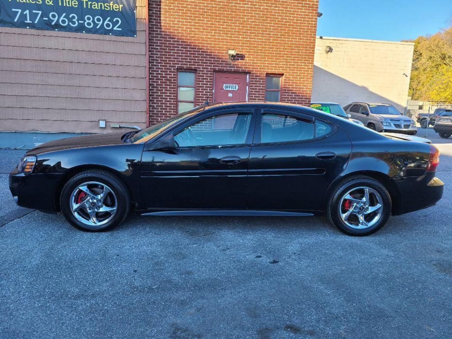 2004 BLACK PONTIAC GRAND PRIX GTP (2G2WR524741) with an 3.8L engine, Automatic transmission, located at 117 North Cameron Street, Harrisburg, PA, 17101, (717) 963-8962, 40.266762, -76.875259 - WE FINANCE!!! Good Credit/ Bad Credit/ No Credit - ALL Trade-Ins Welcomed!!! ***Guaranteed Credit Approval*** APPLY ONLINE or CALL us TODAY ;) Internet Prices and Marketplace Prices are SPECIAL discounted ***CASH DEALS*** Retail Prices are higher. Please call us to discuss your cash and finan - Photo#1