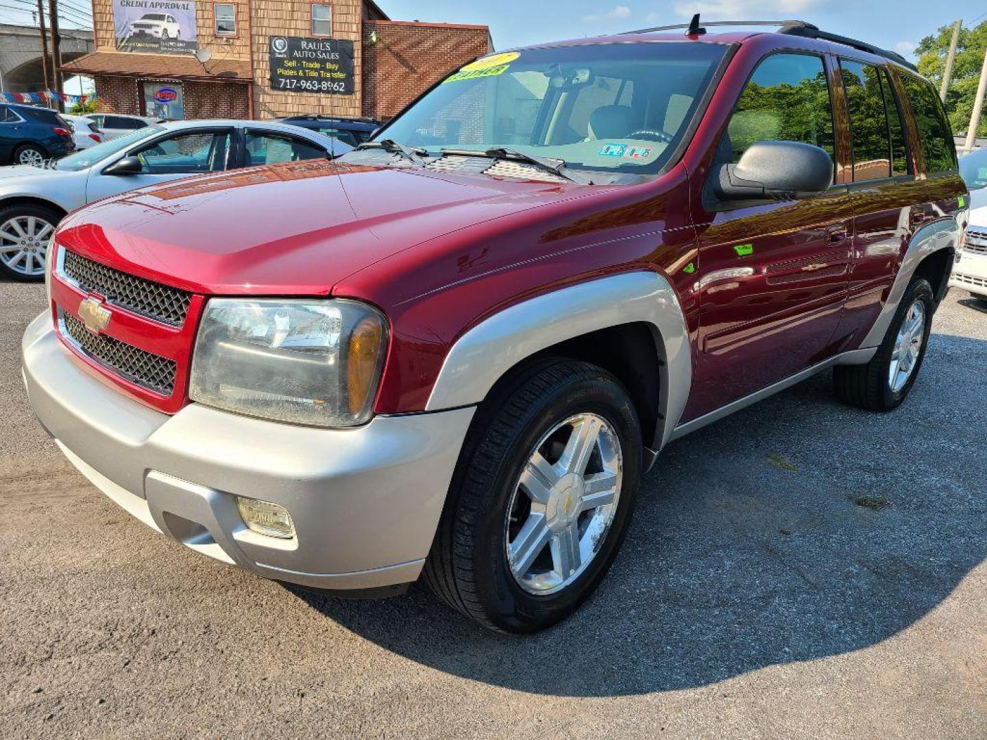 2007 RED CHEVROLET TRAILBLAZER LS (1GNDT13S872) with an 4.2L engine, Automatic transmission, located at 117 North Cameron Street, Harrisburg, PA, 17101, (717) 963-8962, 40.266762, -76.875259 - WE FINANCE!!! Good Credit/ Bad Credit/ No Credit - ALL Trade-Ins Welcomed!!! ***Guaranteed Credit Approval*** APPLY ONLINE or CALL us TODAY ;) Internet Prices and Marketplace Prices are SPECIAL discounted ***CASH DEALS*** Retail Prices are higher. Please call us to discuss your cash and finan - Photo#0