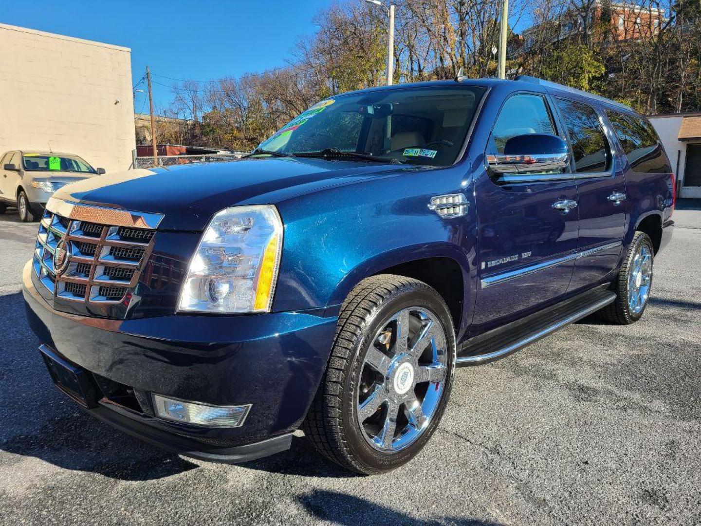 2008 BLUE CADILLAC ESCALADE ESV (1GYFK66848R) with an 6.2L engine, Automatic transmission, located at 117 North Cameron Street, Harrisburg, PA, 17101, (717) 963-8962, 40.266762, -76.875259 - WE FINANCE!!! Good Credit/ Bad Credit/ No Credit - ALL Trade-Ins Welcomed!!! ***Guaranteed Credit Approval*** APPLY ONLINE or CALL us TODAY ;) Internet Prices and Marketplace Prices are SPECIAL discounted ***CASH DEALS*** Retail Prices are higher. Please call us to discuss your cash and finan - Photo#0