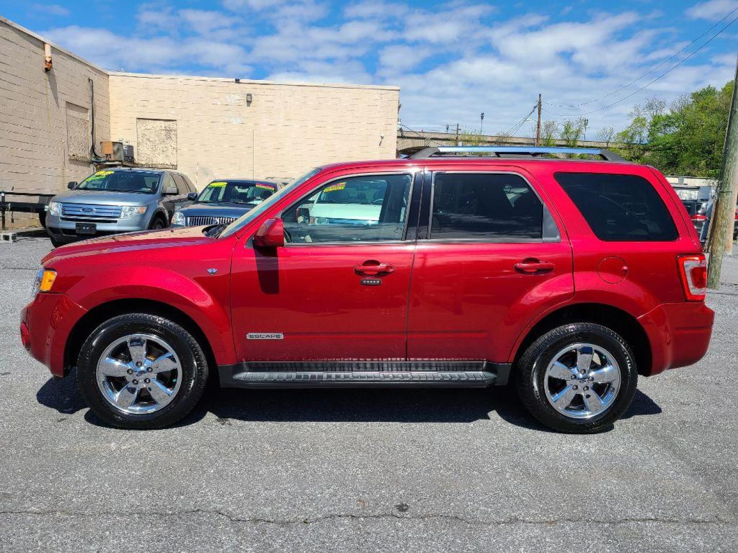 2008 RED FORD ESCAPE LIMITED (1FMCU94198K) with an 3.0L engine, Automatic transmission, located at 117 North Cameron Street, Harrisburg, PA, 17101, (717) 963-8962, 40.266762, -76.875259 - WE FINANCE!!! Good Credit/ Bad Credit/ No Credit - ALL Trade-Ins Welcomed!!! ***Guaranteed Credit Approval*** APPLY ONLINE or CALL us TODAY ;) Internet Prices and Marketplace Prices are SPECIAL discounted ***CASH DEALS*** Retail Prices are higher. Please call us to discuss your cash and finan - Photo#1