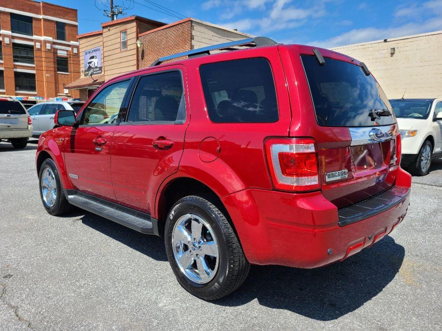 2008 RED FORD ESCAPE LIMITED (1FMCU94198K) with an 3.0L engine, Automatic transmission, located at 117 North Cameron Street, Harrisburg, PA, 17101, (717) 963-8962, 40.266762, -76.875259 - WE FINANCE!!! Good Credit/ Bad Credit/ No Credit - ALL Trade-Ins Welcomed!!! ***Guaranteed Credit Approval*** APPLY ONLINE or CALL us TODAY ;) Internet Prices and Marketplace Prices are SPECIAL discounted ***CASH DEALS*** Retail Prices are higher. Please call us to discuss your cash and finan - Photo#2