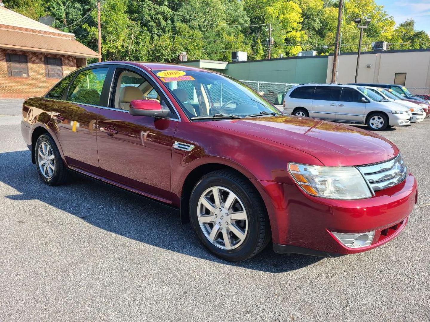 2008 RED FORD TAURUS SEL (1FAHP24W88G) with an 3.5L engine, Automatic transmission, located at 117 North Cameron Street, Harrisburg, PA, 17101, (717) 963-8962, 40.266762, -76.875259 - WE FINANCE!!! Good Credit/ Bad Credit/ No Credit - ALL Trade-Ins Welcomed!!! ***Guaranteed Credit Approval*** APPLY ONLINE or CALL us TODAY ;) Internet Prices and Marketplace Prices are SPECIAL discounted ***CASH DEALS*** Retail Prices are higher. Please call us to discuss your cash and finan - Photo#6