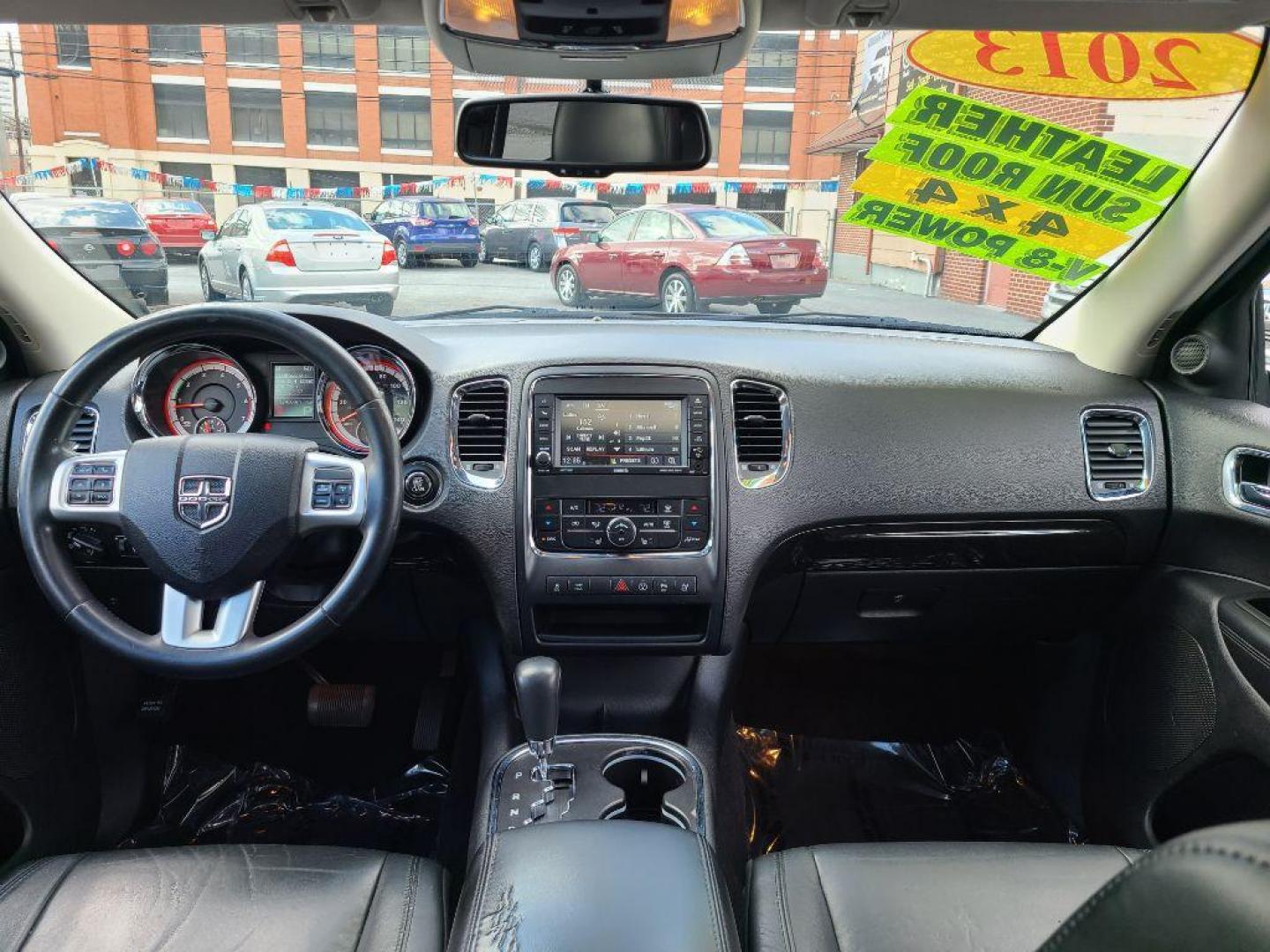 2013 BLACK DODGE DURANGO CREW (1C4SDJDT9DC) with an 5.7L engine, Automatic transmission, located at 117 North Cameron Street, Harrisburg, PA, 17101, (717) 963-8962, 40.266762, -76.875259 - WE FINANCE!!! Good Credit/ Bad Credit/ No Credit - ALL Trade-Ins Welcomed!!! ***Guaranteed Credit Approval*** APPLY ONLINE or CALL us TODAY ;) Internet Prices and Marketplace Prices are SPECIAL discounted ***CASH DEALS*** Retail Prices are higher. Please call us to discuss your cash and finan - Photo#14