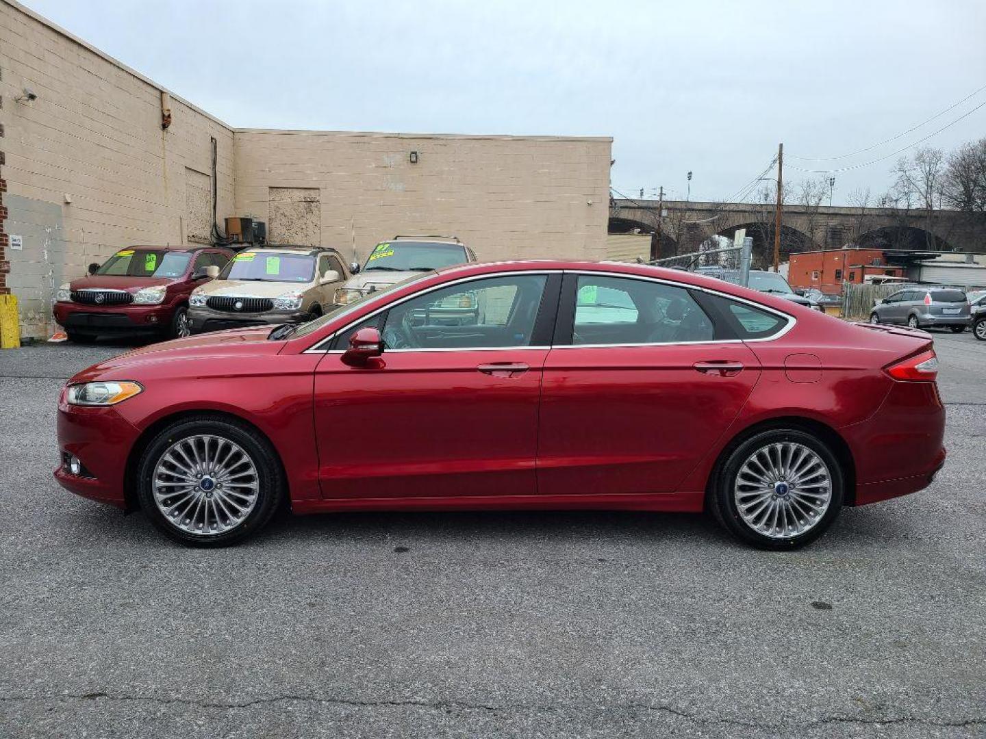 2014 RED FORD FUSION TITANIUM (3FA6P0K93ER) with an 2.0L engine, Automatic transmission, located at 117 North Cameron Street, Harrisburg, PA, 17101, (717) 963-8962, 40.266762, -76.875259 - WE FINANCE!!! Good Credit/ Bad Credit/ No Credit - ALL Trade-Ins Welcomed!!! ***Guaranteed Credit Approval*** APPLY ONLINE or CALL us TODAY ;) Internet Prices and Marketplace Prices are SPECIAL discounted ***CASH DEALS*** Retail Prices are higher. Please call us to discuss your cash and finan - Photo#14