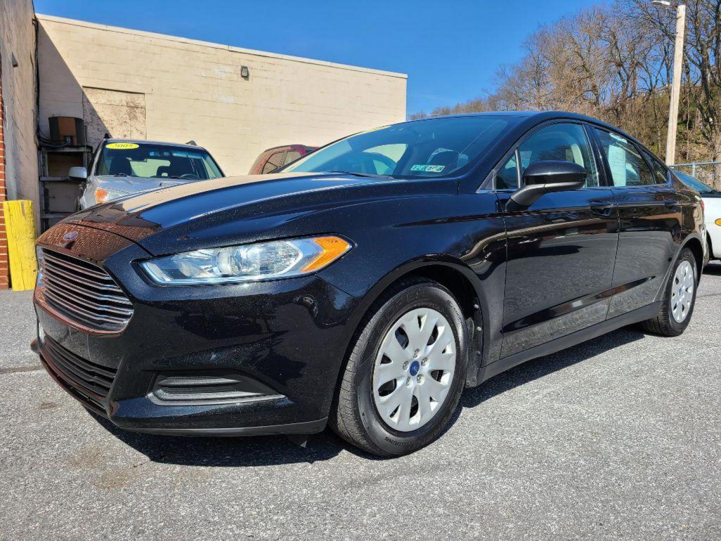 2014 BLACK FORD FUSION S (1FA6P0G79E5) with an 2.5L engine, Automatic transmission, located at 117 North Cameron Street, Harrisburg, PA, 17101, (717) 963-8962, 40.266762, -76.875259 - WE FINANCE!!! Good Credit/ Bad Credit/ No Credit - ALL Trade-Ins Welcomed!!! ***Guaranteed Credit Approval*** APPLY ONLINE or CALL us TODAY ;) Internet Prices and Marketplace Prices are SPECIAL discounted ***CASH DEALS*** Retail Prices are higher. Please call us to discuss your cash and finan - Photo#0