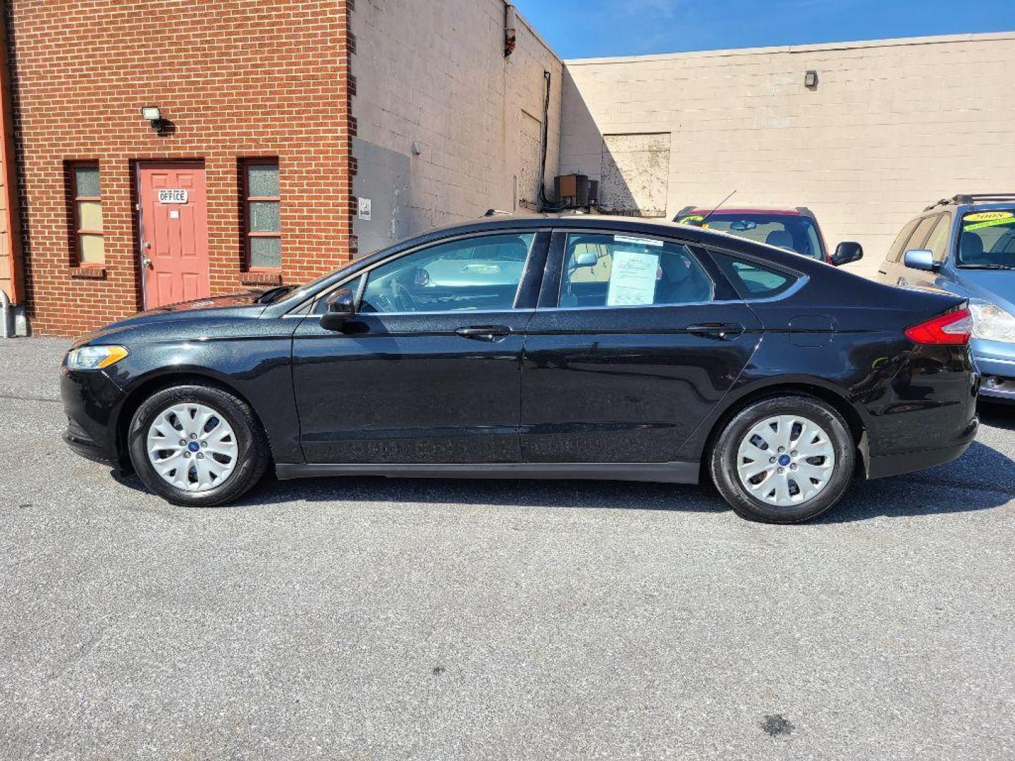 2014 BLACK FORD FUSION S (1FA6P0G79E5) with an 2.5L engine, Automatic transmission, located at 117 North Cameron Street, Harrisburg, PA, 17101, (717) 963-8962, 40.266762, -76.875259 - WE FINANCE!!! Good Credit/ Bad Credit/ No Credit - ALL Trade-Ins Welcomed!!! ***Guaranteed Credit Approval*** APPLY ONLINE or CALL us TODAY ;) Internet Prices and Marketplace Prices are SPECIAL discounted ***CASH DEALS*** Retail Prices are higher. Please call us to discuss your cash and finan - Photo#1