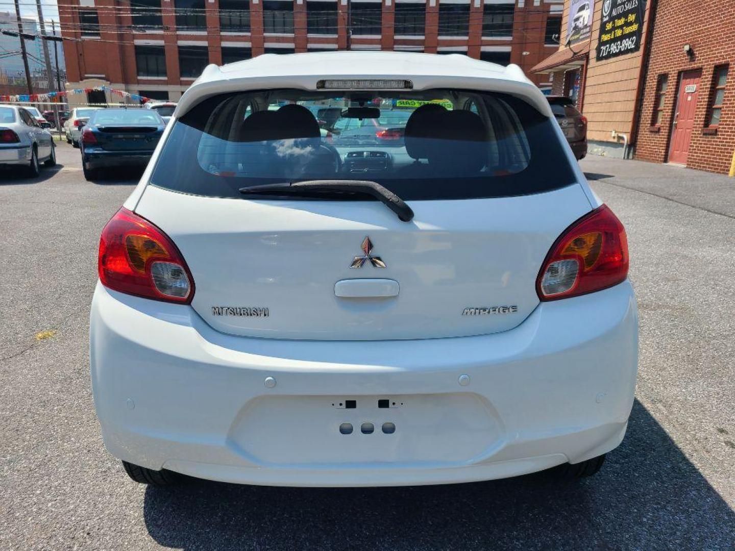 2014 WHITE MITSUBISHI MIRAGE DE (ML32A3HJXEH) with an 1.2L engine, Continuously Variable transmission, located at 117 North Cameron Street, Harrisburg, PA, 17101, (717) 963-8962, 40.266762, -76.875259 - WE FINANCE!!! Good Credit/ Bad Credit/ No Credit - ALL Trade-Ins Welcomed!!! ***Guaranteed Credit Approval*** APPLY ONLINE or CALL us TODAY ;) Internet Prices and Marketplace Prices are SPECIAL discounted ***CASH DEALS*** Retail Prices are higher. Please call us to discuss your cash and finan - Photo#3