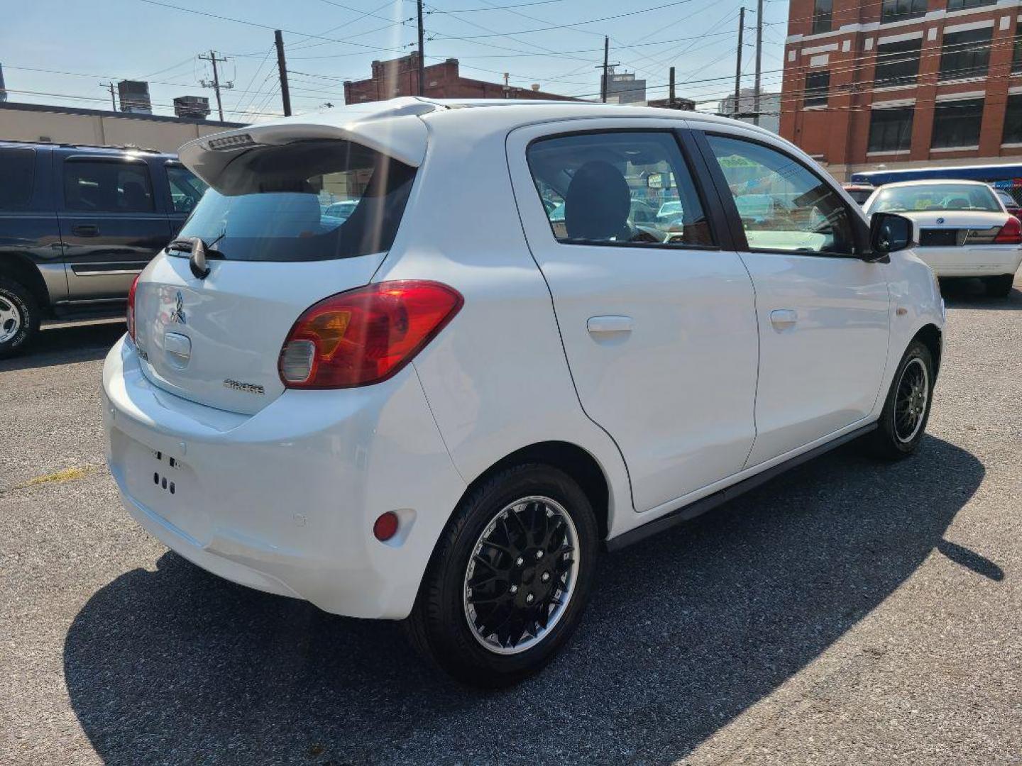 2014 WHITE MITSUBISHI MIRAGE DE (ML32A3HJXEH) with an 1.2L engine, Continuously Variable transmission, located at 117 North Cameron Street, Harrisburg, PA, 17101, (717) 963-8962, 40.266762, -76.875259 - WE FINANCE!!! Good Credit/ Bad Credit/ No Credit - ALL Trade-Ins Welcomed!!! ***Guaranteed Credit Approval*** APPLY ONLINE or CALL us TODAY ;) Internet Prices and Marketplace Prices are SPECIAL discounted ***CASH DEALS*** Retail Prices are higher. Please call us to discuss your cash and finan - Photo#4