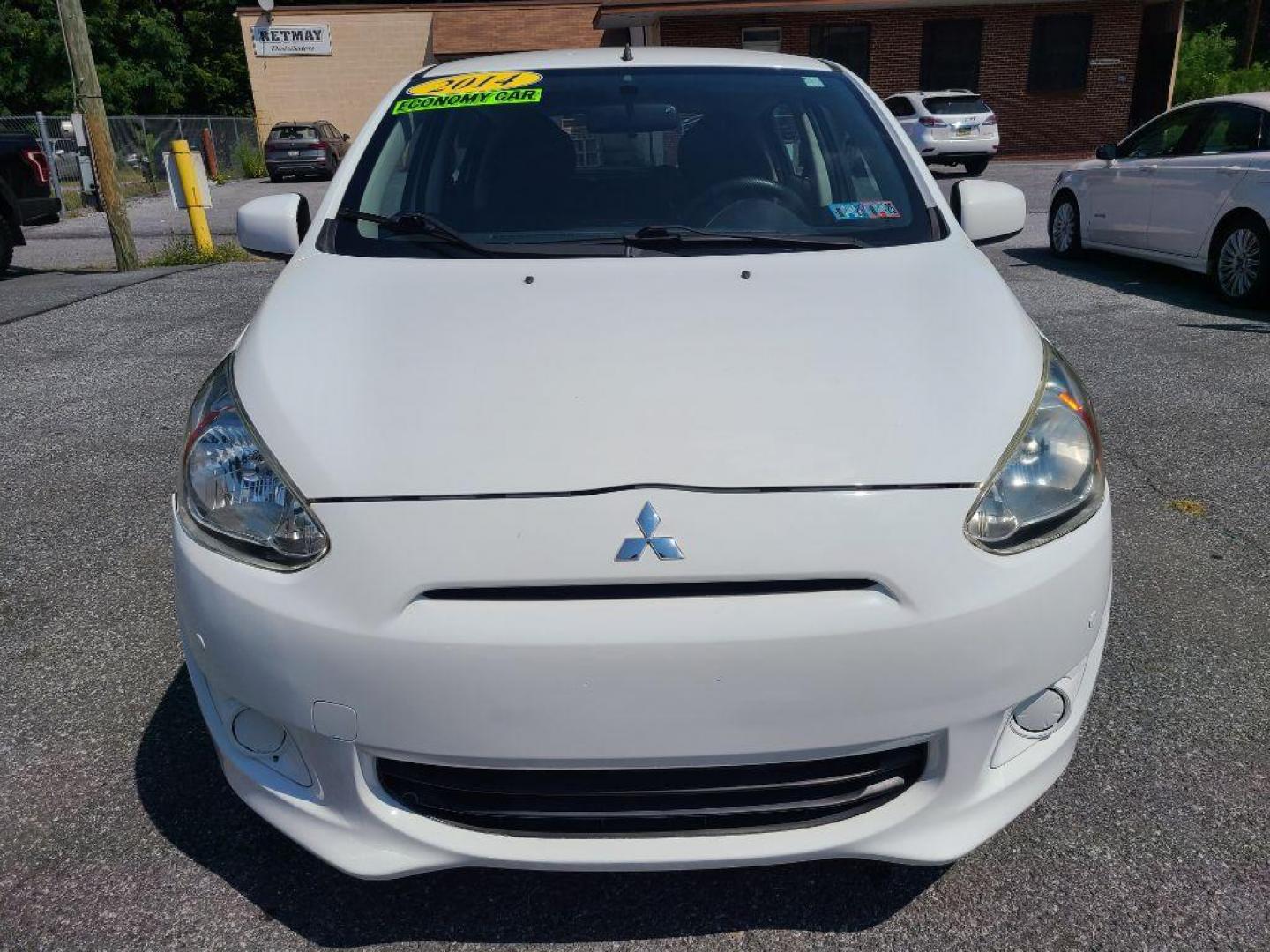 2014 WHITE MITSUBISHI MIRAGE DE (ML32A3HJXEH) with an 1.2L engine, Continuously Variable transmission, located at 117 North Cameron Street, Harrisburg, PA, 17101, (717) 963-8962, 40.266762, -76.875259 - WE FINANCE!!! Good Credit/ Bad Credit/ No Credit - ALL Trade-Ins Welcomed!!! ***Guaranteed Credit Approval*** APPLY ONLINE or CALL us TODAY ;) Internet Prices and Marketplace Prices are SPECIAL discounted ***CASH DEALS*** Retail Prices are higher. Please call us to discuss your cash and finan - Photo#7