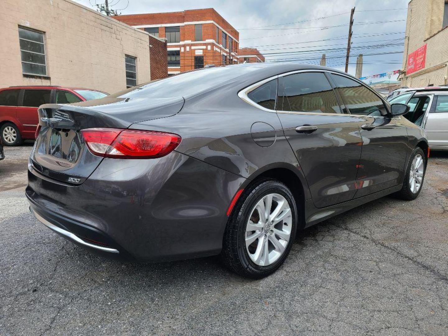 2015 GRAY CHRYSLER 200 LIMITED (1C3CCCAB5FN) with an 2.4L engine, Automatic transmission, located at 117 North Cameron Street, Harrisburg, PA, 17101, (717) 963-8962, 40.266762, -76.875259 - WE FINANCE!!! Good Credit/ Bad Credit/ No Credit - ALL Trade-Ins Welcomed!!! ***Guaranteed Credit Approval*** APPLY ONLINE or CALL us TODAY ;) Internet Prices and Marketplace Prices are SPECIAL discounted ***CASH DEALS*** Retail Prices are higher. Please call us to discuss your cash and finan - Photo#4