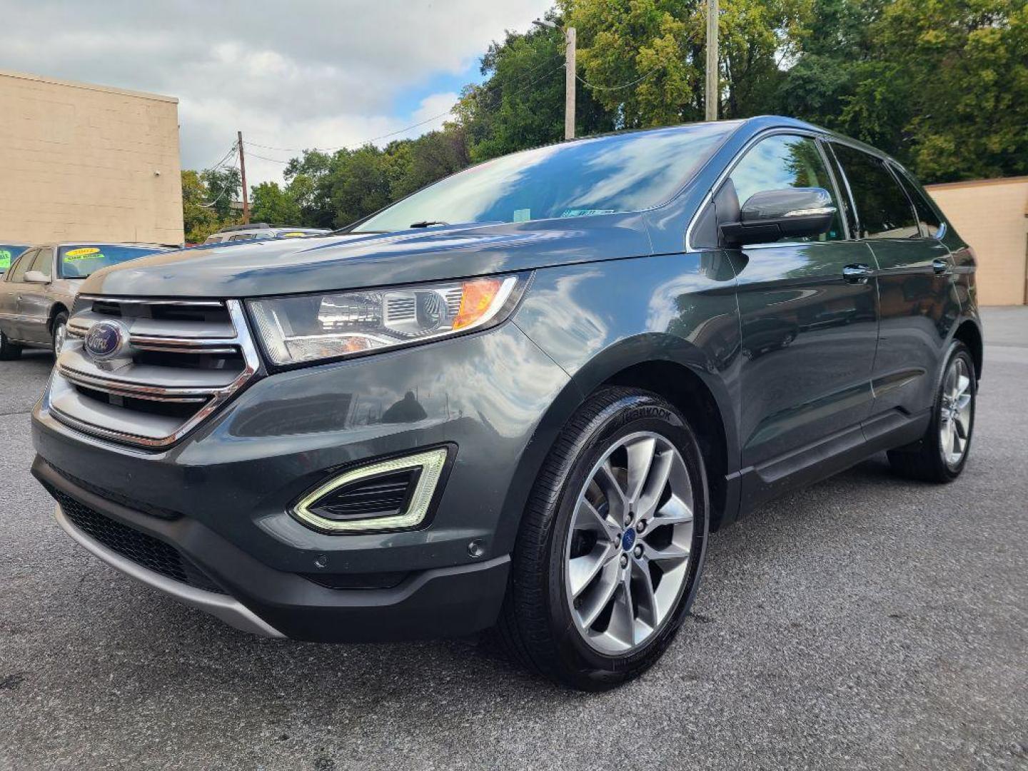 2015 GRAY FORD EDGE TITANIUM (2FMPK4K88FB) with an 3.5L engine, Automatic transmission, located at 7981 Paxton Street, Harrisburg, PA, 17111, (717) 561-2926, 40.261490, -76.749229 - WE FINANCE!!! Good Credit/ Bad Credit/ No Credit - ALL Trade-Ins Welcomed!!! ***Guaranteed Credit Approval*** APPLY ONLINE or CALL us TODAY ;) Internet Prices and Marketplace Prices are SPECIAL discounted ***CASH DEALS*** Retail Prices are higher. Please call us to discuss your cash and finan - Photo#0