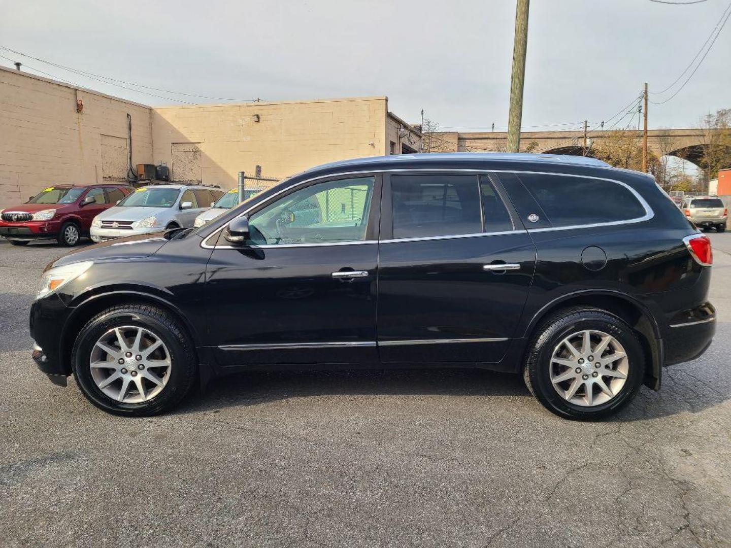 2016 BLACK BUICK ENCLAVE (5GAKVBKD7GJ) with an 3.6L engine, Automatic transmission, located at 117 North Cameron Street, Harrisburg, PA, 17101, (717) 963-8962, 40.266762, -76.875259 - WE FINANCE!!! Good Credit/ Bad Credit/ No Credit - ALL Trade-Ins Welcomed!!! ***Guaranteed Credit Approval*** APPLY ONLINE or CALL us TODAY ;) Internet Prices and Marketplace Prices are SPECIAL discounted ***CASH DEALS*** Retail Prices are higher. Please call us to discuss your cash and finan - Photo#1