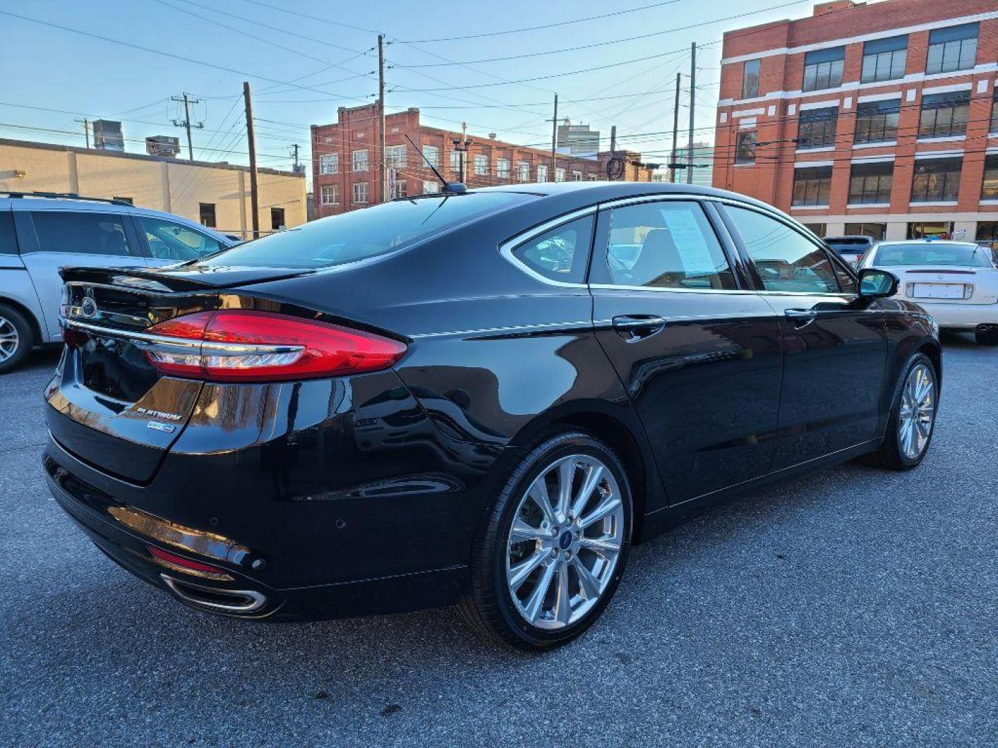 2017 BLACK FORD FUSION PLATINUM (3FA6P0D98HR) with an 2.0L engine, Automatic transmission, located at 7981 Paxton Street, Harrisburg, PA, 17111, (717) 561-2926, 40.261490, -76.749229 - WE FINANCE!!! Good Credit/ Bad Credit/ No Credit - ALL Trade-Ins Welcomed!!! ***Guaranteed Credit Approval*** APPLY ONLINE or CALL us TODAY ;) Internet Prices and Marketplace Prices are SPECIAL discounted ***CASH DEALS*** Retail Prices are higher. Please call us to discuss your cash and finan - Photo#4