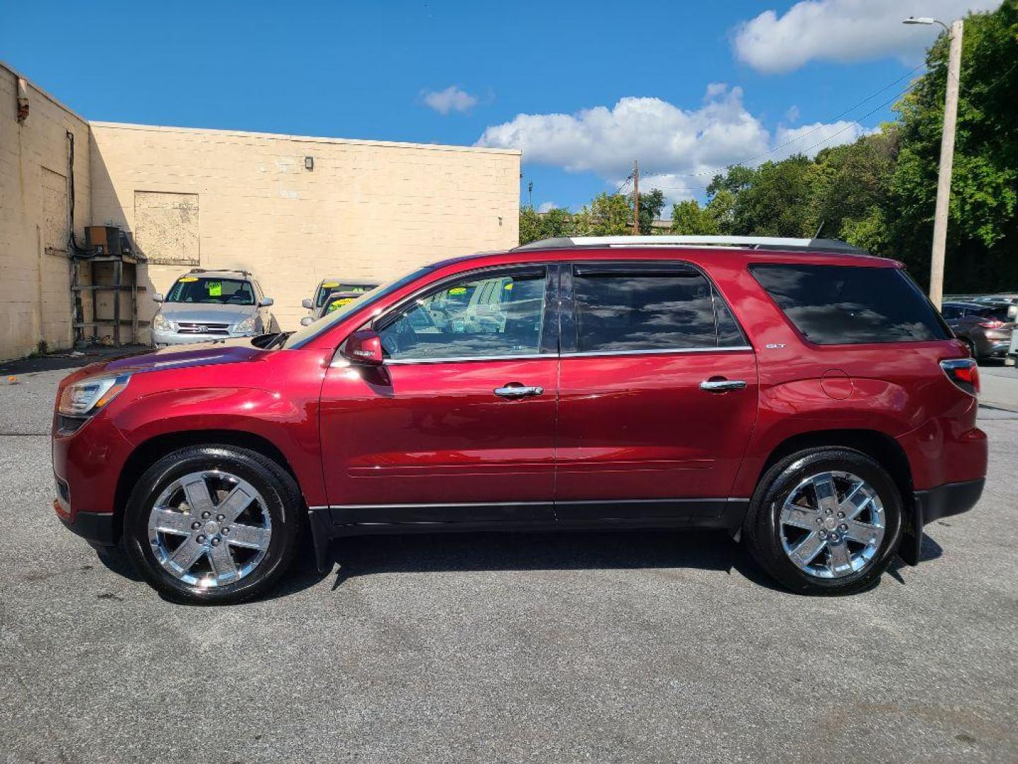 2017 MAROON GMC ACADIA LIMITED SLT-2 (1GKKVSKD7HJ) with an 3.6L engine, Automatic transmission, located at 7981 Paxton Street, Harrisburg, PA, 17111, (717) 561-2926, 40.261490, -76.749229 - WE FINANCE!!! Good Credit/ Bad Credit/ No Credit - ALL Trade-Ins Welcomed!!! ***Guaranteed Credit Approval*** APPLY ONLINE or CALL us TODAY ;) Internet Prices and Marketplace Prices are SPECIAL discounted ***CASH DEALS*** Retail Prices are higher. Please call us to discuss your cash and finan - Photo#1