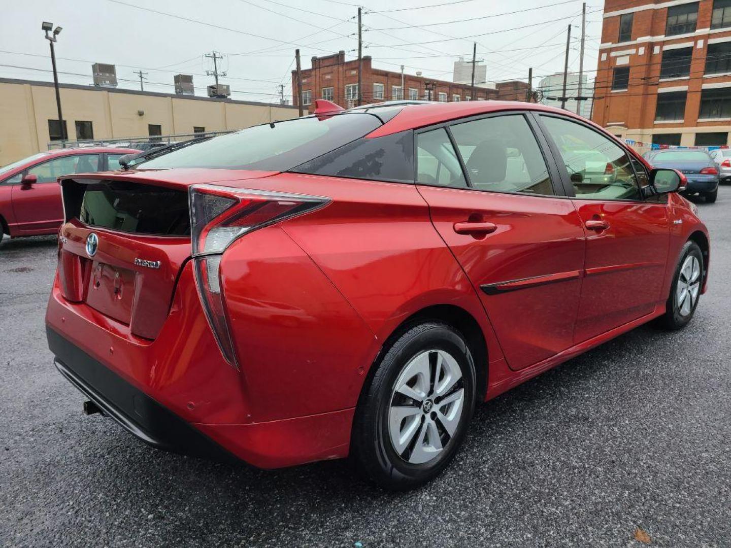 2017 RED TOYOTA PRIUS THREE HATACHBACK (JTDKARFU7H3) with an 1.8L engine, Continuously Variable transmission, located at 7981 Paxton Street, Harrisburg, PA, 17111, (717) 561-2926, 40.261490, -76.749229 - WE FINANCE!!! Good Credit/ Bad Credit/ No Credit - ALL Trade-Ins Welcomed!!! ***Guaranteed Credit Approval*** APPLY ONLINE or CALL us TODAY ;) Internet Prices and Marketplace Prices are SPECIAL discounted ***CASH DEALS*** Retail Prices are higher. Please call us to discuss your cash and finan - Photo#4