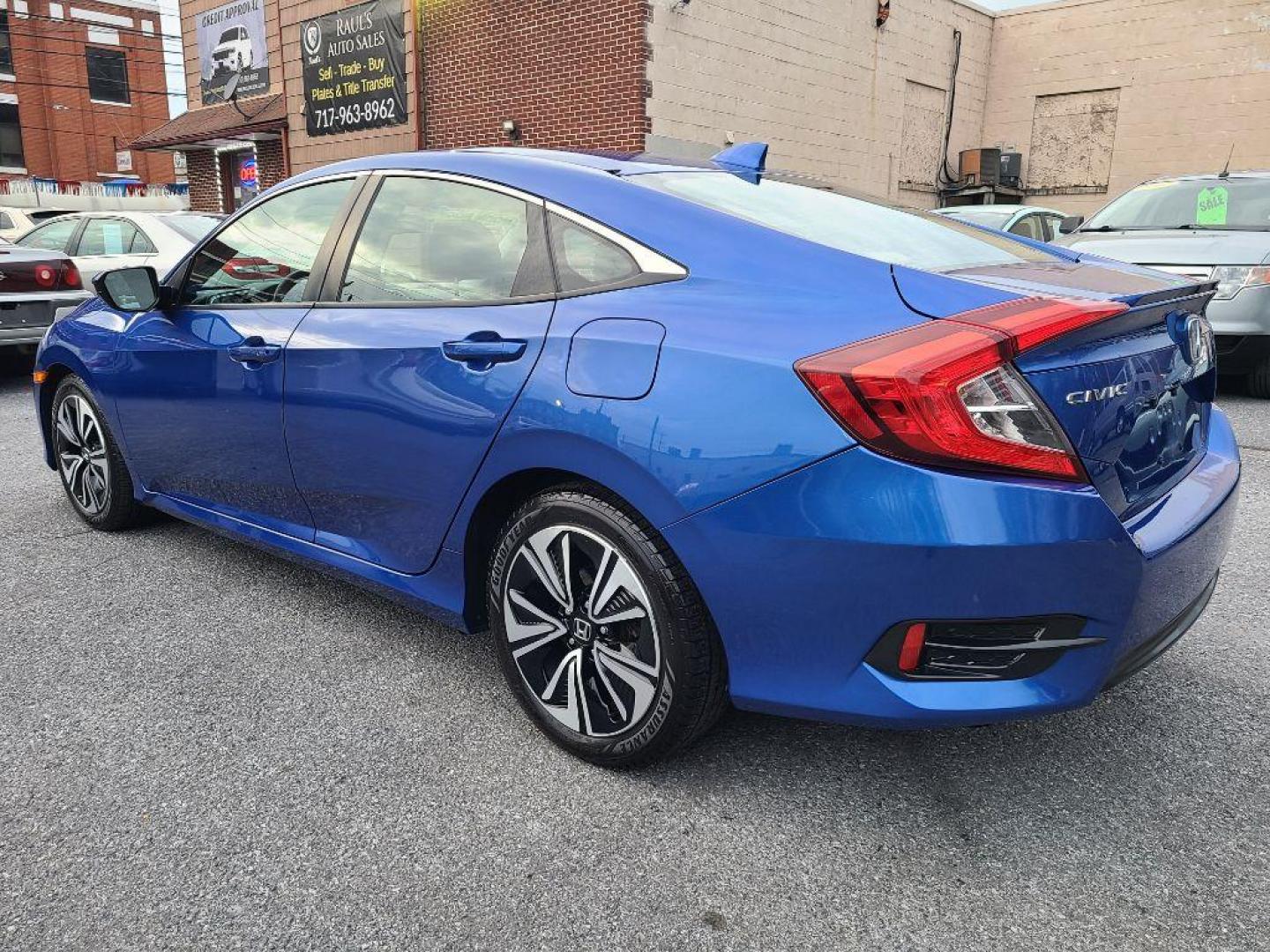 2018 BLUE HONDA CIVIC EXL (2HGFC1F72JH) with an 1.5L engine, Continuously Variable transmission, located at 7981 Paxton Street, Harrisburg, PA, 17111, (717) 561-2926, 40.261490, -76.749229 - WE FINANCE!!! Good Credit/ Bad Credit/ No Credit - ALL Trade-Ins Welcomed!!! ***Guaranteed Credit Approval*** APPLY ONLINE or CALL us TODAY ;) Internet Prices and Marketplace Prices are SPECIAL discounted ***CASH DEALS*** Retail Prices are higher. Please call us to discuss your cash and finan - Photo#2