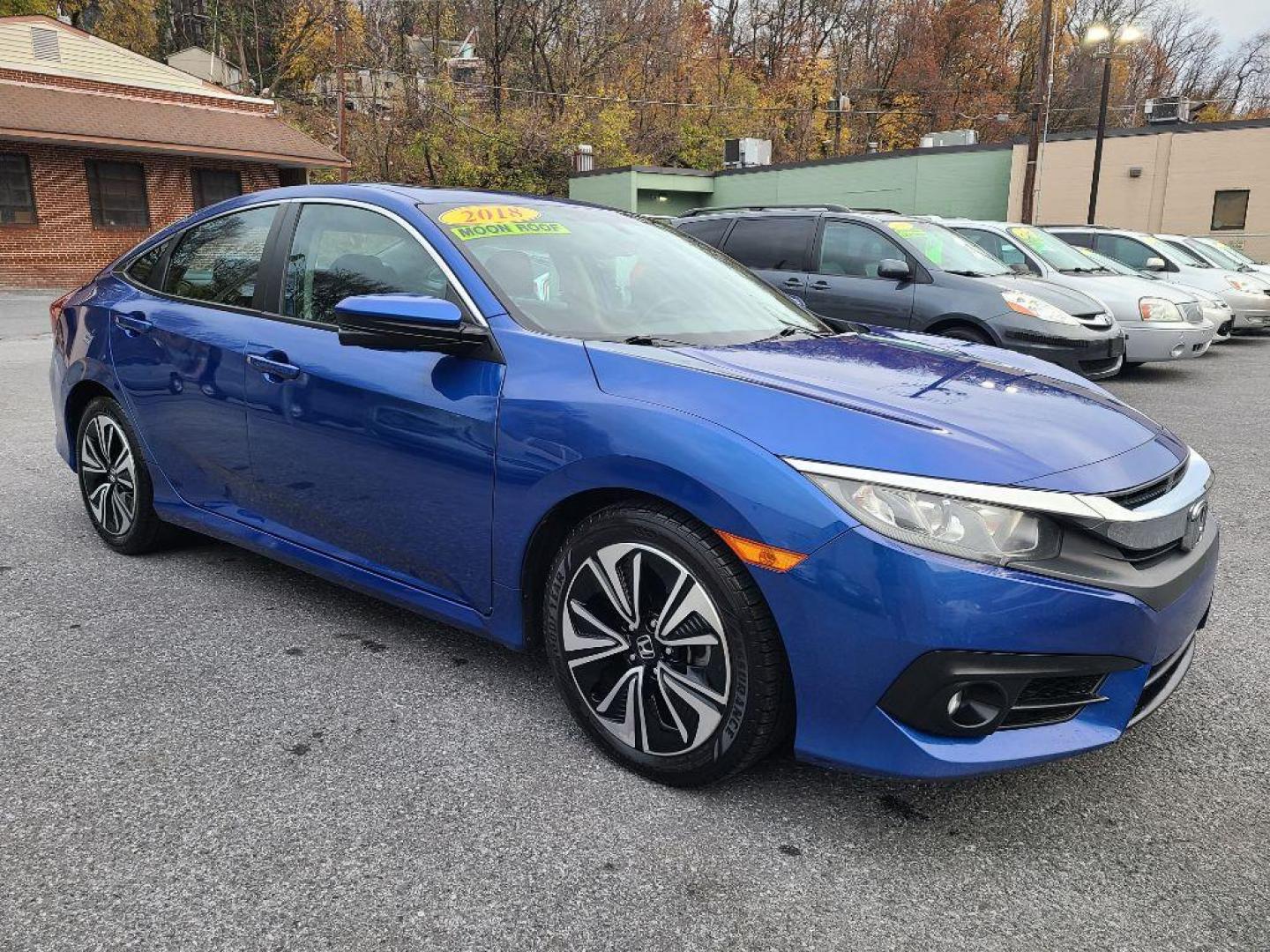 2018 BLUE HONDA CIVIC EXL (2HGFC1F72JH) with an 1.5L engine, Continuously Variable transmission, located at 7981 Paxton Street, Harrisburg, PA, 17111, (717) 561-2926, 40.261490, -76.749229 - WE FINANCE!!! Good Credit/ Bad Credit/ No Credit - ALL Trade-Ins Welcomed!!! ***Guaranteed Credit Approval*** APPLY ONLINE or CALL us TODAY ;) Internet Prices and Marketplace Prices are SPECIAL discounted ***CASH DEALS*** Retail Prices are higher. Please call us to discuss your cash and finan - Photo#6