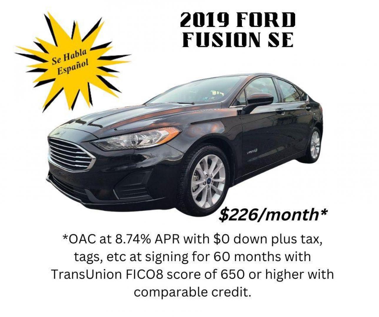 2019 BLACK FORD FUSION SE (3FA6P0LU4KR) with an 2.0L engine, Continuously Variable transmission, located at 7981 Paxton Street, Harrisburg, PA, 17111, (717) 561-2926, 40.261490, -76.749229 - WE FINANCE!!! Good Credit/ Bad Credit/ No Credit - ALL Trade-Ins Welcomed!!! ***Guaranteed Credit Approval*** APPLY ONLINE or CALL us TODAY ;) Internet Prices and Marketplace Prices are SPECIAL discounted ***CASH DEALS*** Retail Prices are higher. Please call us to discuss your cash and finan - Photo#13